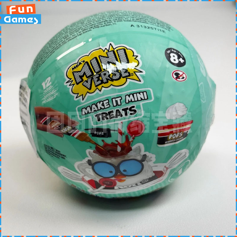 Food Snacks Brands - MGAミニバース ミニブラインドボールトイ ハロウィンフード プレイハウストイ ブランドスナック ミニミステリーボックス