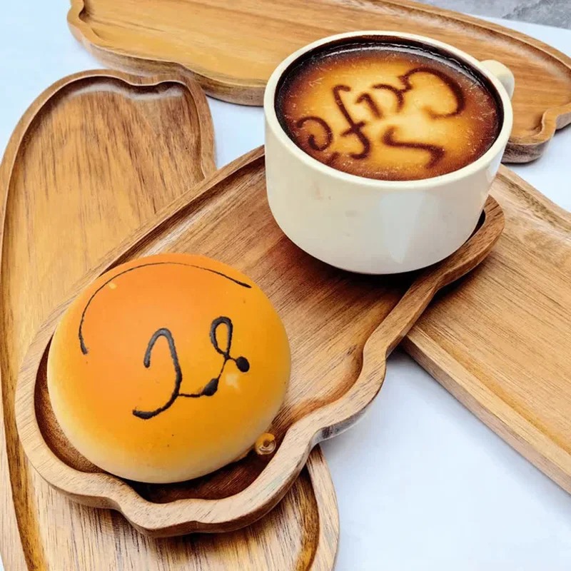 和風の木製コーヒートレイ、フルーツトレイ、デザート、キャンデ - Food In Japanese Snacks のレビューと価格
