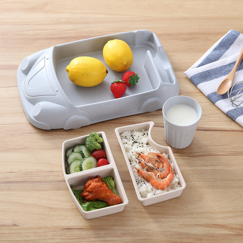 クリエイティブな漫画の車の飛行機のプレート、子供用の多機能フ - Food Snacks With Fiber のレビューと価格