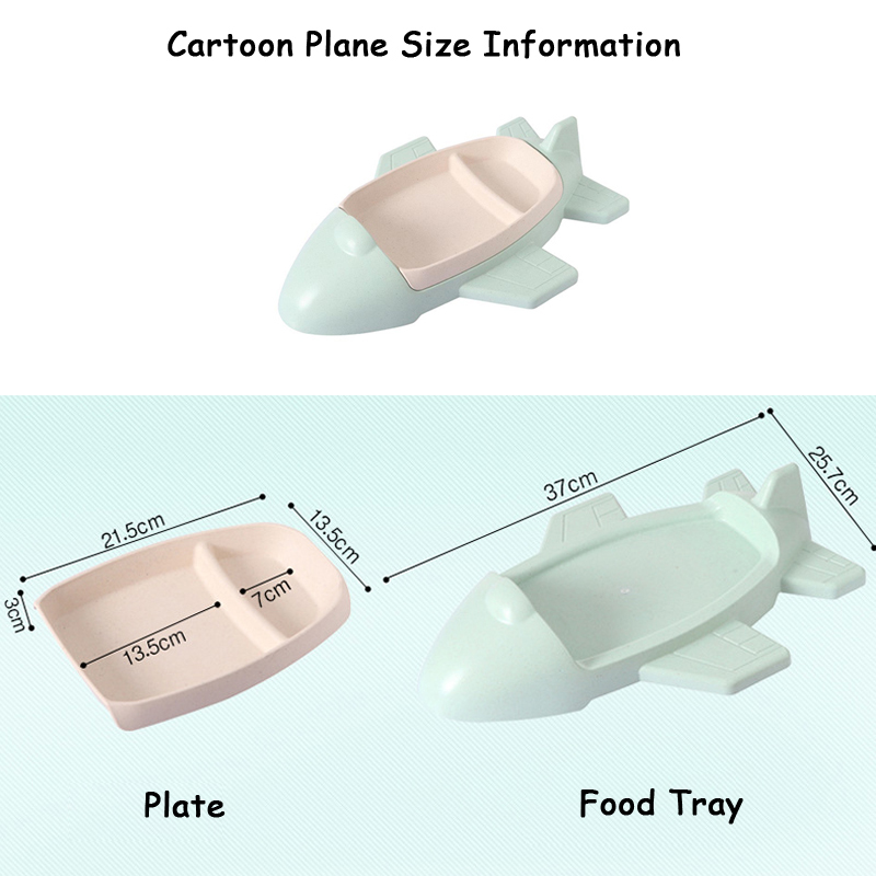 クリエイティブな漫画の車の飛行機のプレート、子供用の多機能フ - Food Snacks With Fiber のレビューと価格