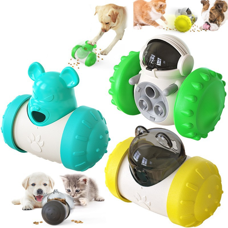 犬用パズルおもちゃ、ペットフードインタラクティブタンブラー、 - Food Good Snacks のレビューと価格