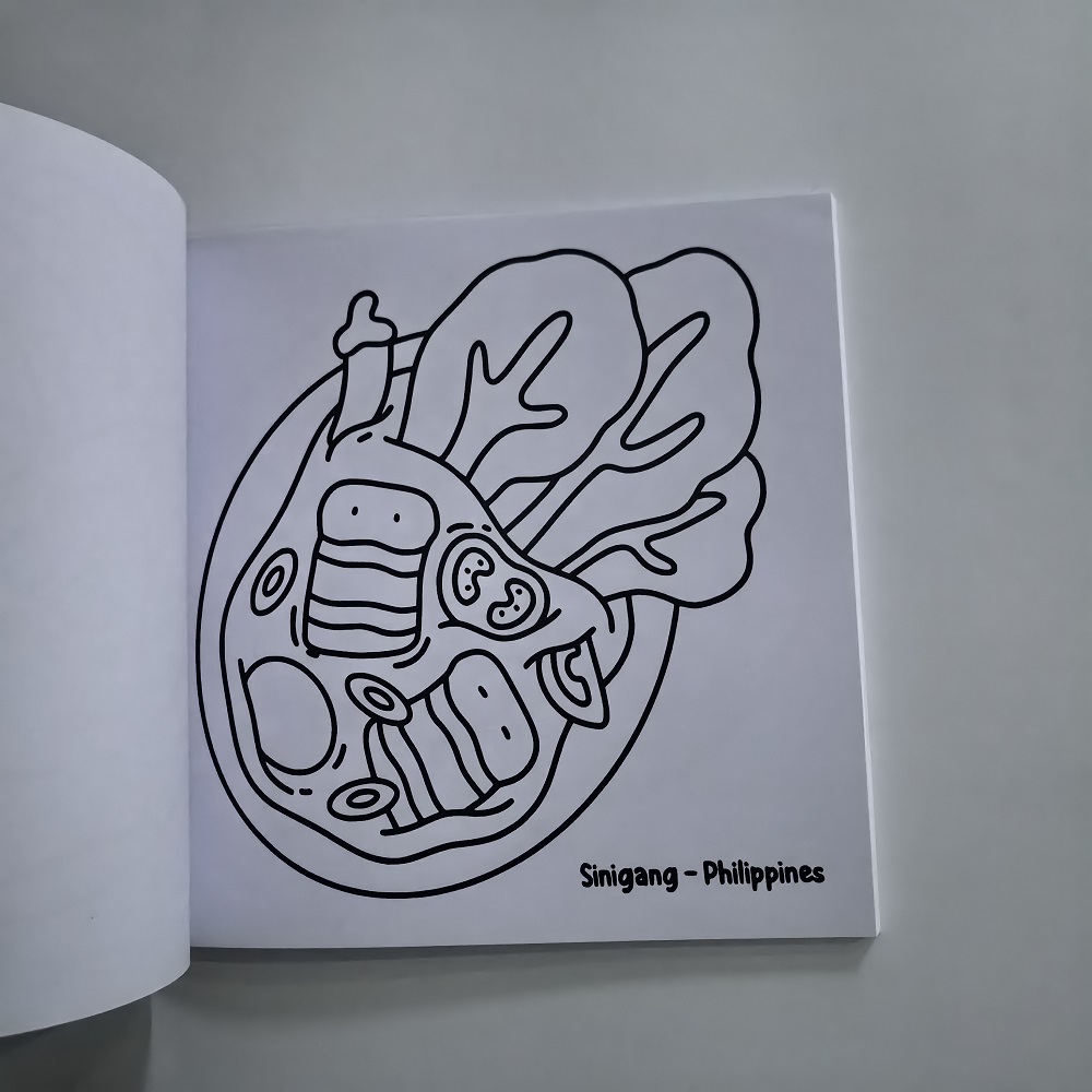 アジア料理 簡単な大人向け塗り絵 かわいいお絵描きブック ク - Food And Snacks Coloring Book のレビューと価格