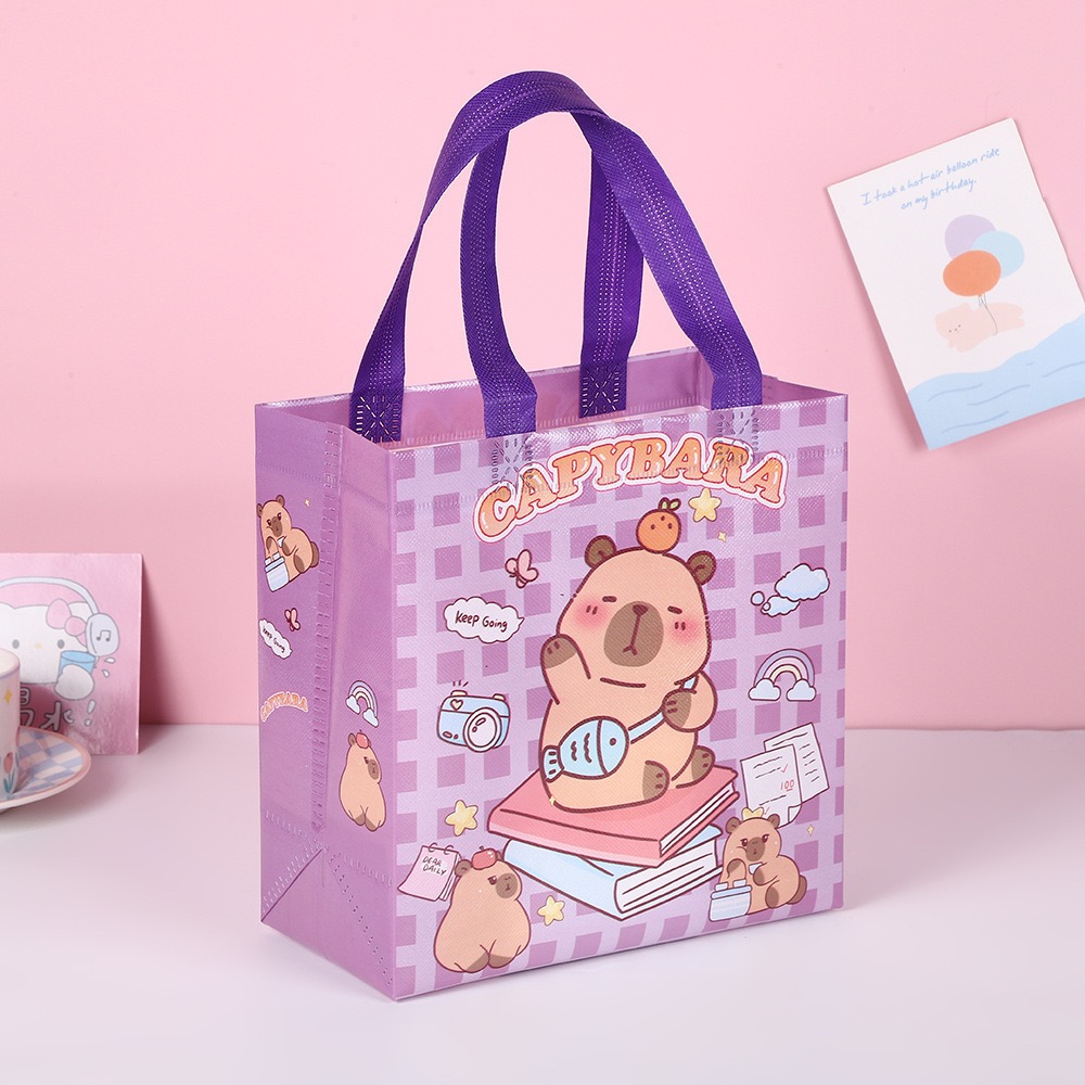 10 個新カピバラギフトバッグキャンディスナック防水不織布ギ - Food Snacks Party のレビューと価格